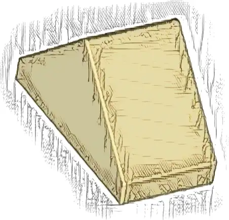 Slope 45 2 x 1 Double with Bottom Stud Holder