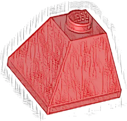 Slope 45 2 x 2 Double Convex Corner