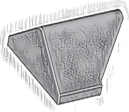 Slope 45 2 x 1 Double / Inverted with Bottom Stud Holder