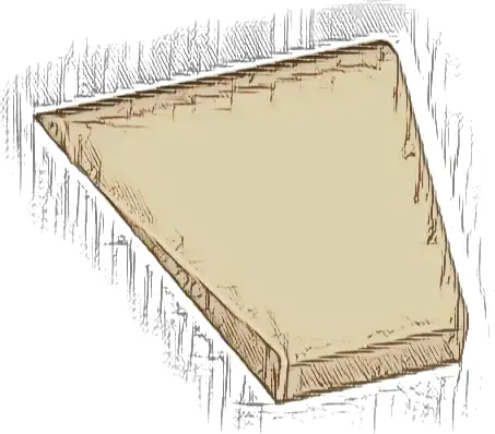 Slope 45 2 x 1 Double / Inverted with Bottom Stud Holder