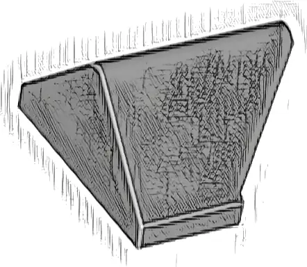 Slope 45 2 x 1 Double / Inverted with Bottom Stud Holder