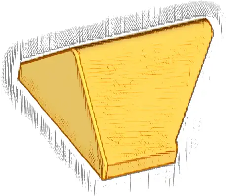 Slope 45 2 x 1 Double / Inverted with Bottom Stud Holder