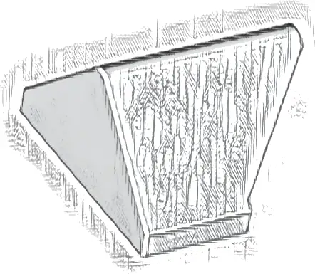 Slope 45 2 x 1 Double / Inverted with Bottom Stud Holder