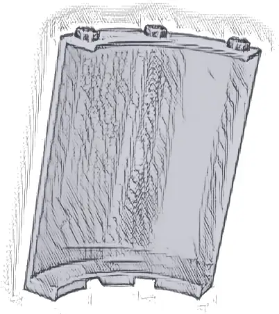 Cylinder Quarter 4 x 4 x 6