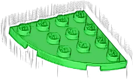 Plate, Round Corner 4 x 4