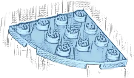 Plate, Round Corner 4 x 4