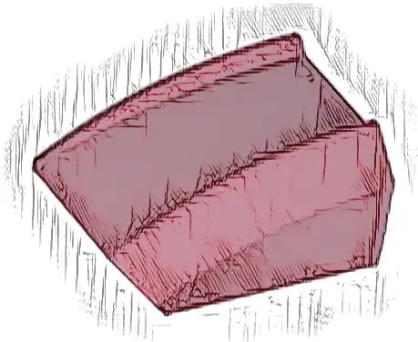 Slope, Curved 2 x 2 Lip