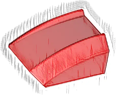 Slope, Curved 2 x 2 Lip