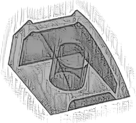 Slope, Curved 2 x 2 Lip