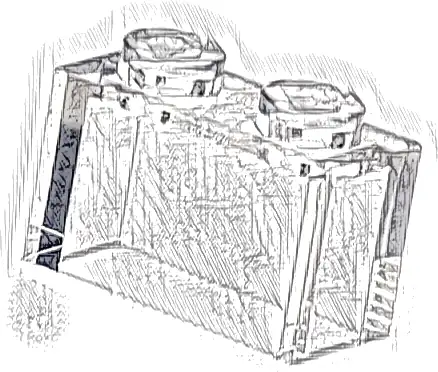 Brick 1 x 2 without Bottom Tube