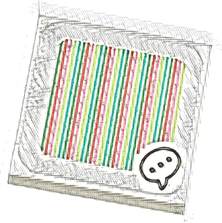 Tile 2 x 2 with Super Mario Scanner Code Toad Speech Bubble with Ellipsis Pattern (Sticker) - Sets 71403 / 71408 / 71410 / 71413 / 71419