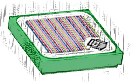 Tile 2 x 2 with Super Mario Scanner Code Hammer Bro Pattern (Sticker) - Sets 71410 / 71437