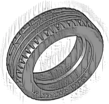 Tire 43.2 x 14 Solid