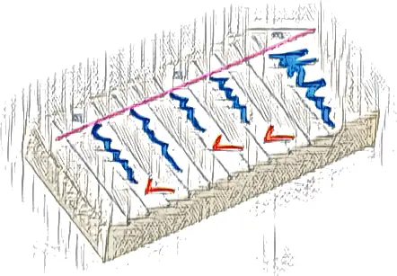 Tile 1 x 2 with Notepad with Blue List and Red Check Marks Pattern