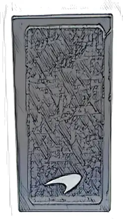 Tile 1 x 2 with White McLaren Logo Pattern (Sticker) - Set 76918