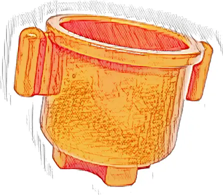 Duplo Utensil Kettle with Closed Handles 2 x 2 x 1.5