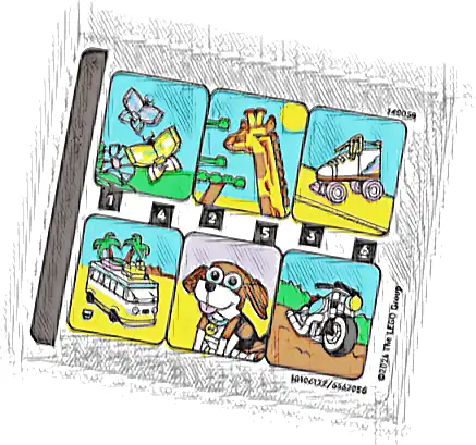 Sticker Sheet for Set 31147 - (10106122/6467056)