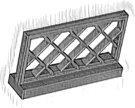 Fence 1 x 4 x 2 Lattice