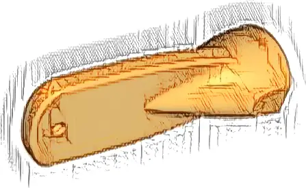 Minifigure, Utensil Oar / Paddle Head