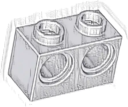 Technic, Brick 1 x 2 with Holes