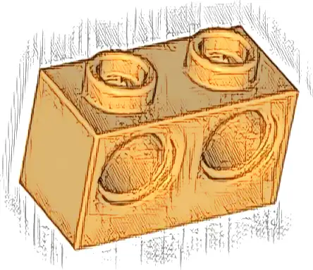 Technic, Brick 1 x 2 with Holes