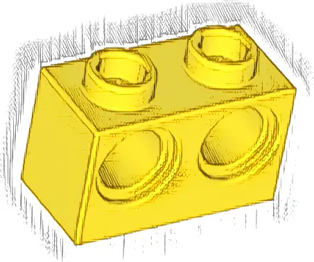 Technic, Brick 1 x 2 with Holes