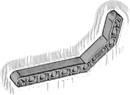 Technic, Liftarm, Modified Bent Thick 1 x 11.5 Double