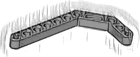 Technic, Liftarm, Modified Bent Thick 1 x 11.5 Double