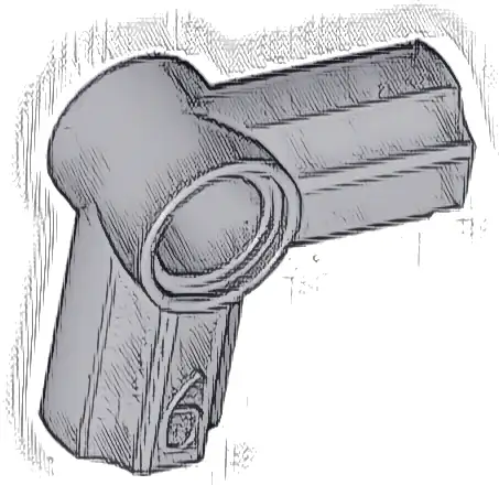 Technic, Axle and Pin Connector Angled #6 - 90 degrees