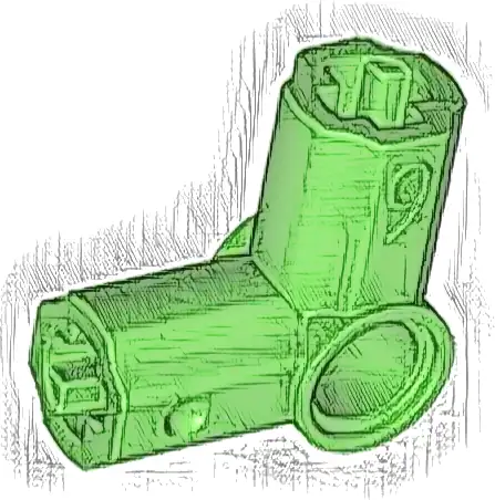 Technic, Axle and Pin Connector Angled #6 - 90 degrees