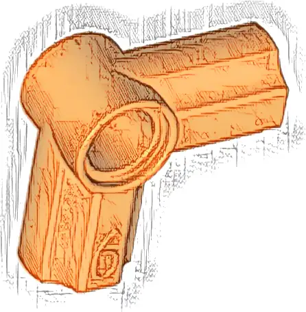 Technic, Axle and Pin Connector Angled #6 - 90 degrees