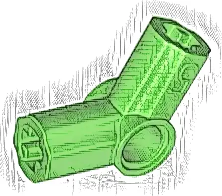 Technic, Axle and Pin Connector Angled #5 - 112.5 degrees