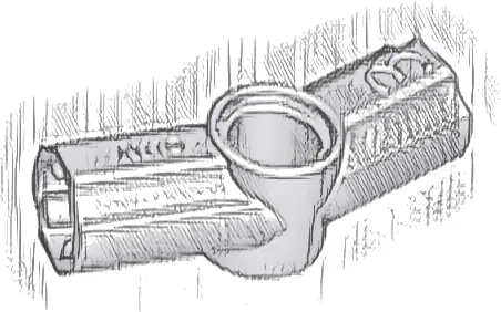 Technic, Axle and Pin Connector Angled #3 - 157.5 degrees