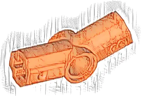 Technic, Axle and Pin Connector Angled #3 - 157.5 degrees