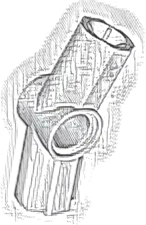 Technic, Axle and Pin Connector Angled #3 - 157.5 degrees