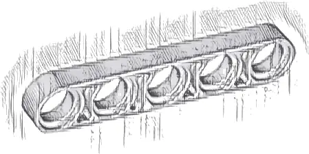 Technic, Liftarm Thin 1 x 5
