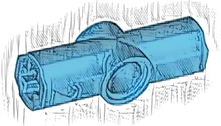 Technic, Axle and Pin Connector Angled #2 - 180 degrees