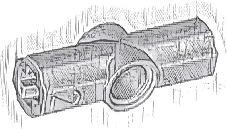 Technic, Axle and Pin Connector Angled #2 - 180 degrees