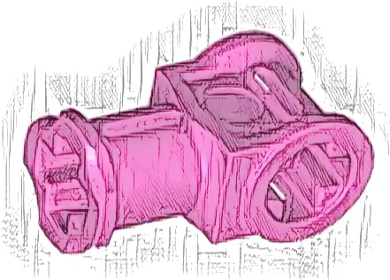 Technic, Axle Connector with Axle Hole