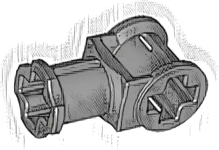 Technic, Axle Connector with Axle Hole