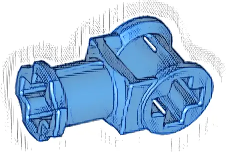 Technic, Axle Connector with Axle Hole