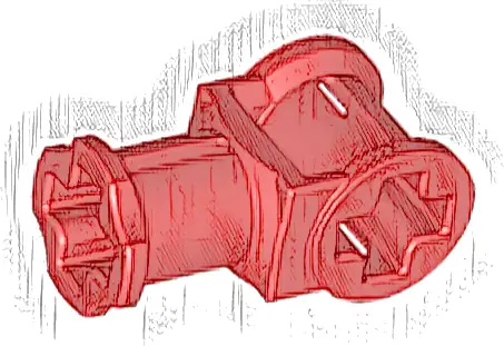 Technic, Axle Connector with Axle Hole