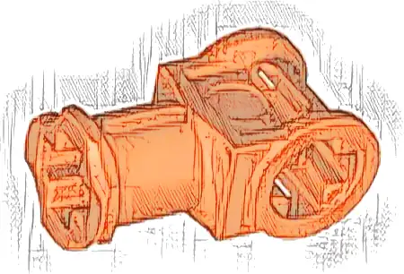 Technic, Axle Connector with Axle Hole