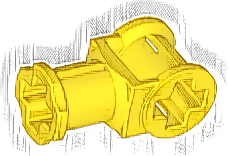 Technic, Axle Connector with Axle Hole