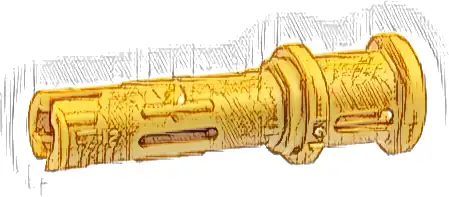 Technic, Pin 3L with Friction Ridges and Stop Bush