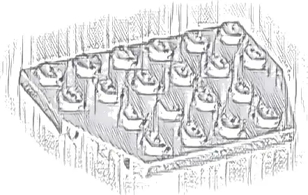 Wedge, Plate 4 x 6 Cut Corners