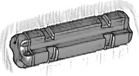 Technic, Axle  2L Notched