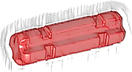 Technic, Axle  2L Notched