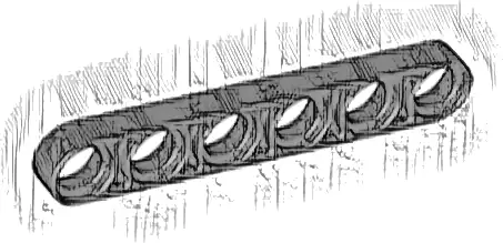 Technic, Liftarm Thin 1 x 6