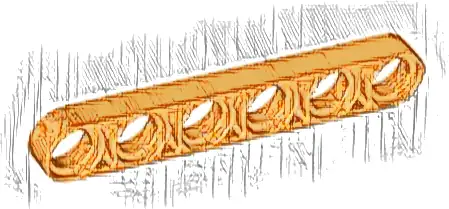 Technic, Liftarm Thin 1 x 6
